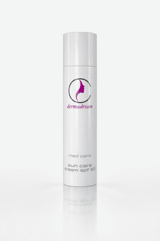Tube der Sun Care Cream SPF 50 100 ml für hohen UV-Schutz und Feuchtigkeit.